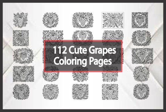 112 Cute Grapes Coloring Pages Graphics