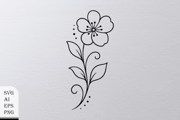Free Flower Outline: Graphics for Creative Projects