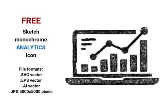 FREE Sketch Analytics Icon Graphics