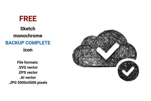 FREE Sketch Backup Complete Icon Graphics Freebies