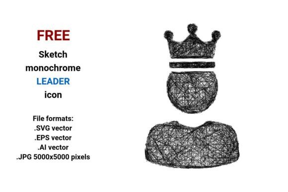 FREE Sketch Leader Icon Graphics