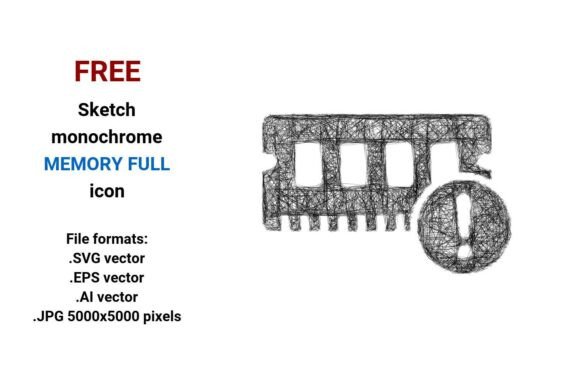 FREE Sketch Memory Full Icon Graphics Freebies