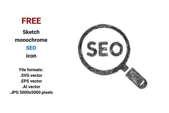 FREE Sketch Seo Icon Graphics Freebies