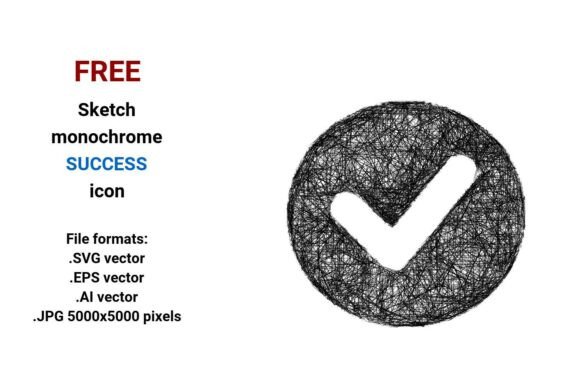 FREE Sketch Success Icon Graphics