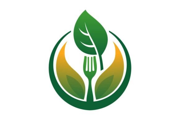 Organic Food Logo Icon SVG - Graphics & Freebies
