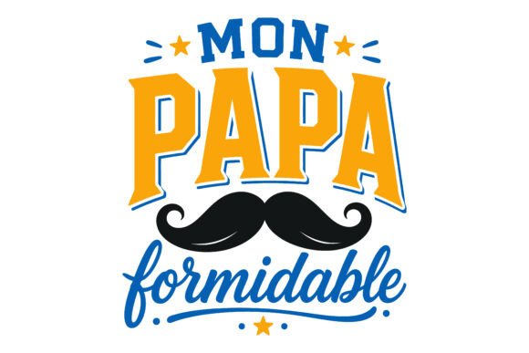 Papa Au Top Mustache Vector Graphics Freebies