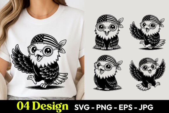 Pilot Owl Cartoon SVG PNG Graphics Freebies